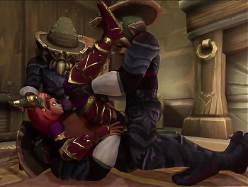 Foursome Gangbang Double Penetration - Warcraft Parody